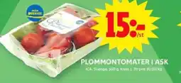 ICA Supermarket PLOMMONTOMATER I ASK erbjuda