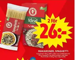 ICA Supermarket MAKARONER, SPAGHETTI erbjuda
