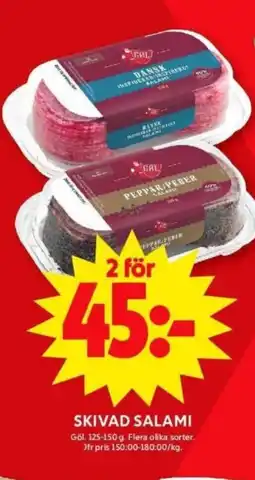ICA Supermarket SKIVAD SALAMI erbjuda