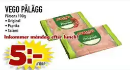 Din Mat VEGO PÅLÄGG erbjuda