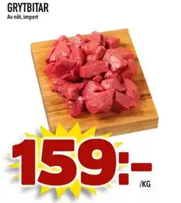 Din Mat GRYTBITAR Av not, import erbjuda