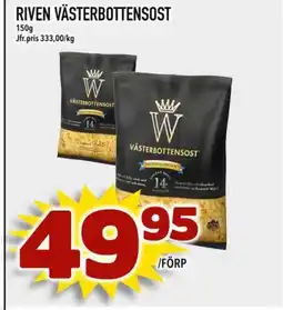 Din Mat RIVEN VÄSTERBOTTENSOST erbjuda