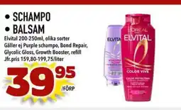 Din Mat SCHAMPO • BALSAM erbjuda