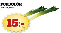 Bonum Matmarknad PURJOLÖK erbjuda