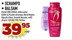 Bonum Matmarknad SCHAMPO • BALSAM erbjuda