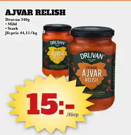 Bonum Matmarknad AJVAR RELISH erbjuda