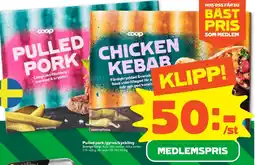Coop Forum Pulled pork/gyros/kyckling erbjuda