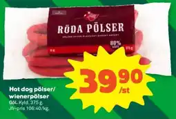 Coop Forum Hot dog pölser/ wienerpölser erbjuda