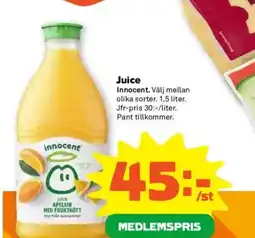 Coop Forum Juice erbjuda