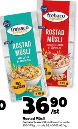 Coop Forum Rostad Müsli erbjuda