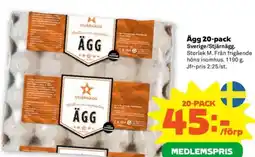 Coop Forum Ägg 20-pack erbjuda