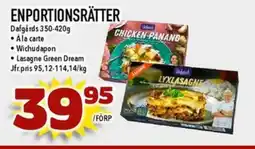 Nya Pulsen ENPORTIONSRÄTTER erbjuda