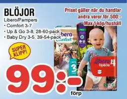 Nya Pulsen BLÖJOR erbjuda