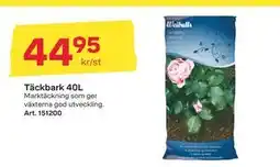 Byggmax Täckbark 40L, SEK 44.95 erbjuda