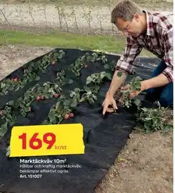Byggmax Marktäckväv 10m, SEK 169 erbjuda