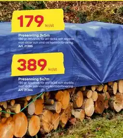 Byggmax Presenning 3x5m, SEK 179 erbjuda