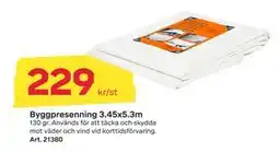 Byggmax Byggpresenning 3.45x5.3m, SEK 229 erbjuda