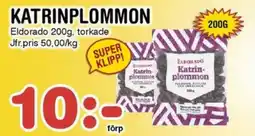 Nya Pulsen ELDORADO Katrinplommon erbjuda