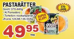 Nya Pulsen GOOH! Pastarätter erbjuda