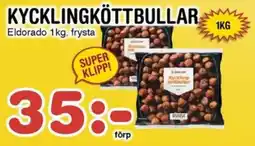 Nya Pulsen ELDORADO Kycklingköttbullar erbjuda