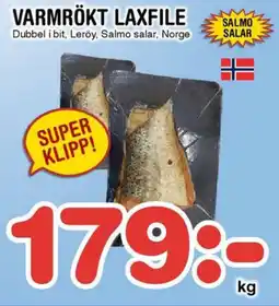 Nya Pulsen Varmrökt laxfile erbjuda