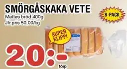 Nya Pulsen Smörgåskaka vete erbjuda