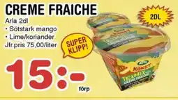 Nya Pulsen ARLA Creme fraiche erbjuda