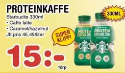 Nya Pulsen STARBUCKS Proteinkaffe erbjuda