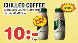 Nya Pulsen STARBUCKS Chilled coffee erbjuda
