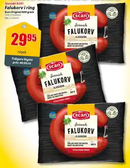 Extra Mjällby Stormarknad SCAN Falukorvi ring erbjuda