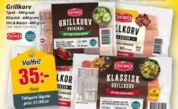 Extra Mjällby Stormarknad Grillkorv erbjuda