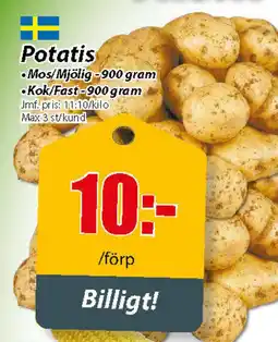 Extra Mjällby Stormarknad Potatis erbjuda