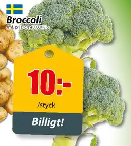 Extra Mjällby Stormarknad Broccoli erbjuda