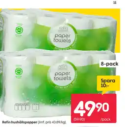 Rusta Refin Hushållspapper erbjuda