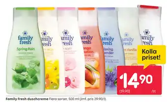 Rusta Family Fresh Duschcreme erbjuda