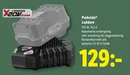Lidl Parkside Laddare, SEK 129 erbjuda