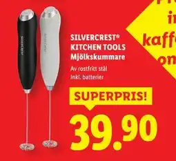 Lidl SILVERCREST KITCHEN TOOLS Mjölkskummare, SEK 39.9 erbjuda