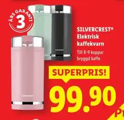 Lidl SILVERCREST Elektrisk kaffekvarn, SEK 99.9 erbjuda
