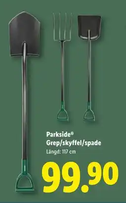 Lidl Parkside Grep/skyffel/spade, SEK 99.9 erbjuda