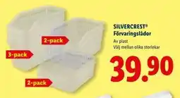 Lidl SILVERCREST Förvaringslådor, SEK 39.9 erbjuda