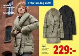 Lidl esmara Kappa, SEK 229 erbjuda