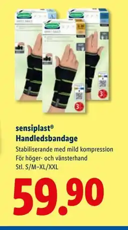 Lidl sensiplast Handledsbandage, SEK 59.9 erbjuda