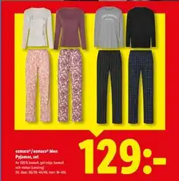 Lidl esmara / esmara Men Pyjamas, set, SEK 129 erbjuda