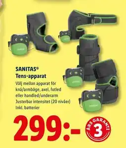 Lidl SANITAS Tens-apparat, SEK 299 erbjuda