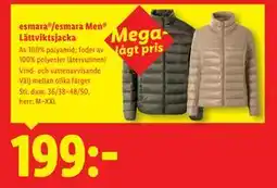 Lidl esmara /esmara Men Lättviktsjacka, SEK 199 erbjuda