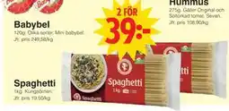 Matöppet Spaghetti, SEK 39 erbjuda