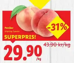 Lidl Persikor, SEK 29.9 erbjuda