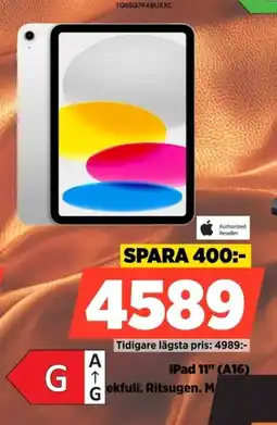 Power iPad 11" (A16) ekfull. Ritsugen. M erbjuda