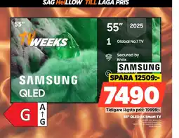 Power Samsung 55" qled 4k smart tv erbjuda