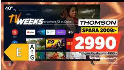Power THOMSON 40" full HD Android TV erbjuda